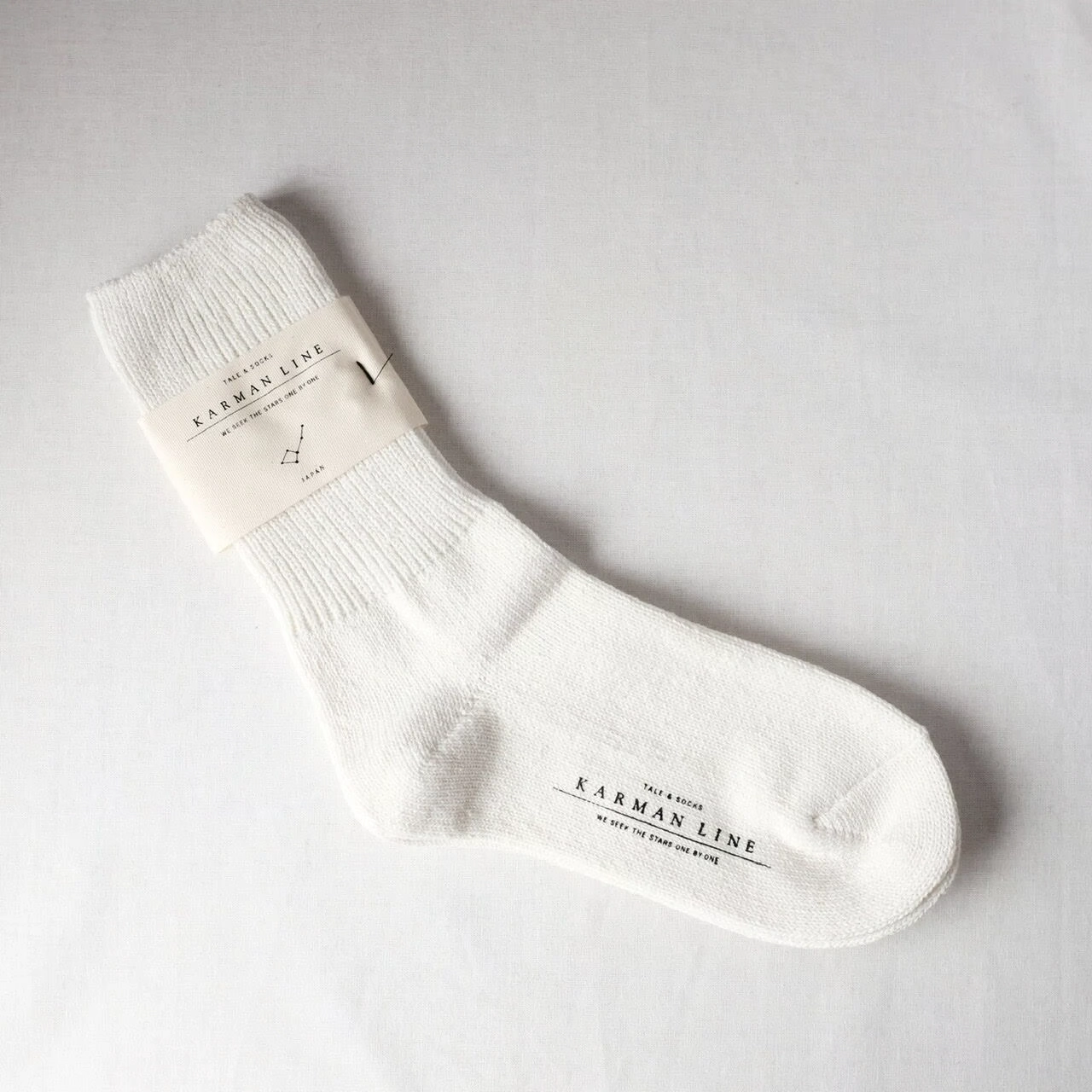 NORMA -off white- 定規座の靴下 23-25cm / KARMAN LINE（カーマンライン）